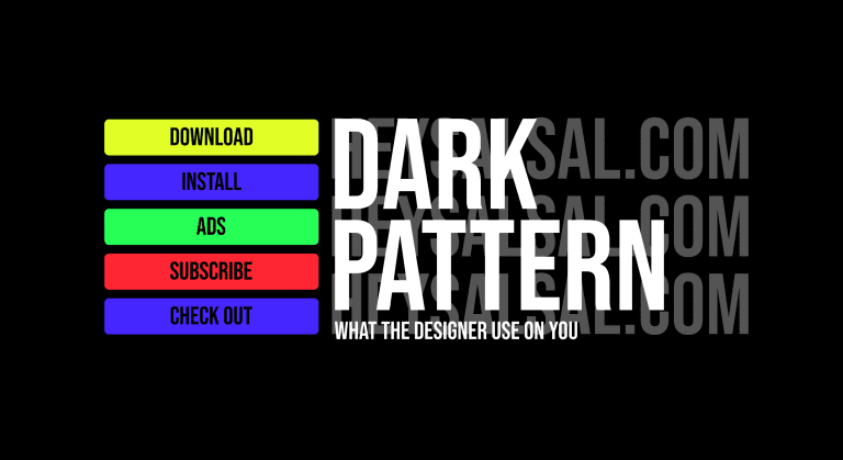 A Dark Pattern Some Trick That Designer Use On You