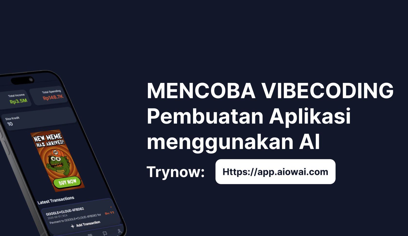 Memulai Membuat Aplikasi sendiri dengan Vibe Coding